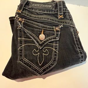 Rock Revival Woman's Gwen Boot Jeans NWOT 27/32